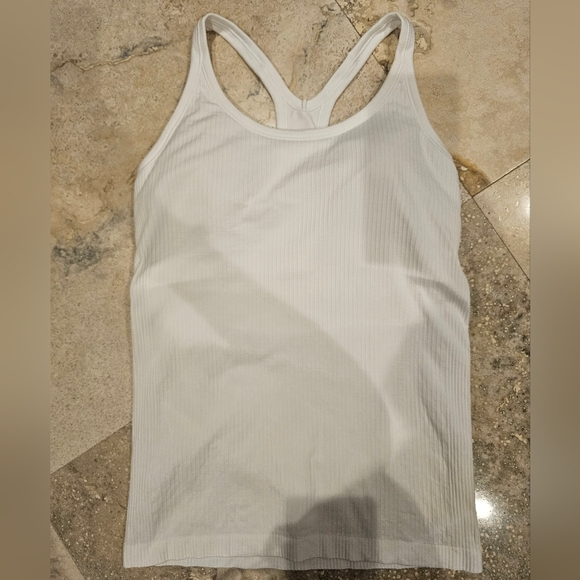 Lululemon Ebb to Street Tank in White Size 10 NWT - Picture 6 of 6